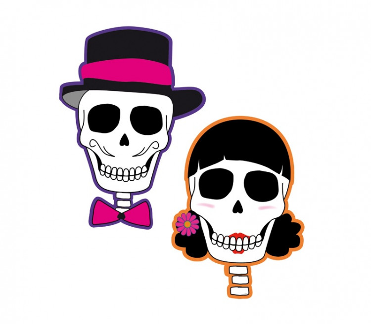 ПМ1116 Декорация Dia de los Muertos ассорти