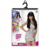 ПМ311 Платье Disco Fever серебро (M)